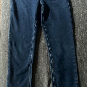 Juniors Dark Blue Denim Jeans